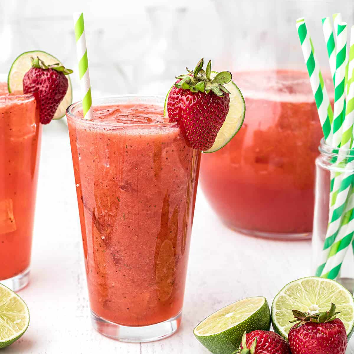 Best Homemade Strawberry Lemonade Recipe - Little Sunny Kitchen